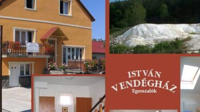 István Vendégház Egerszalók 