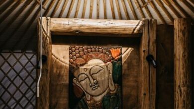 Jurta a Dunaparton Zebegény 