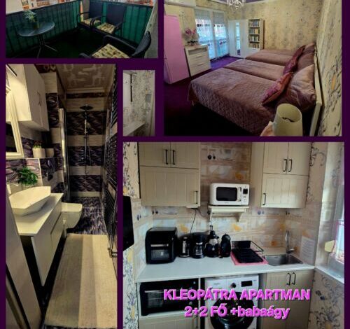 Kleopátra Stúdió Apartman Hajdúszoboszló 