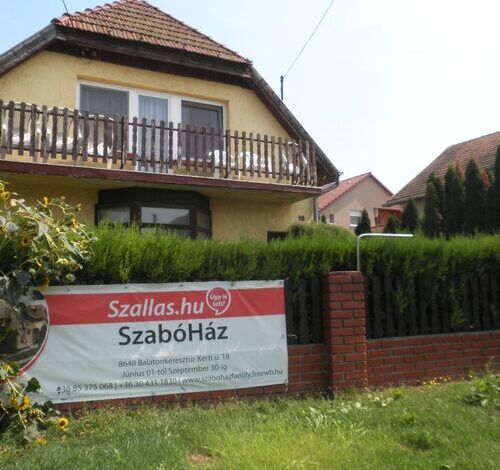 Szabó Ház Balatonkeresztúr 