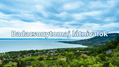 Badacsonytomaj látnivalók