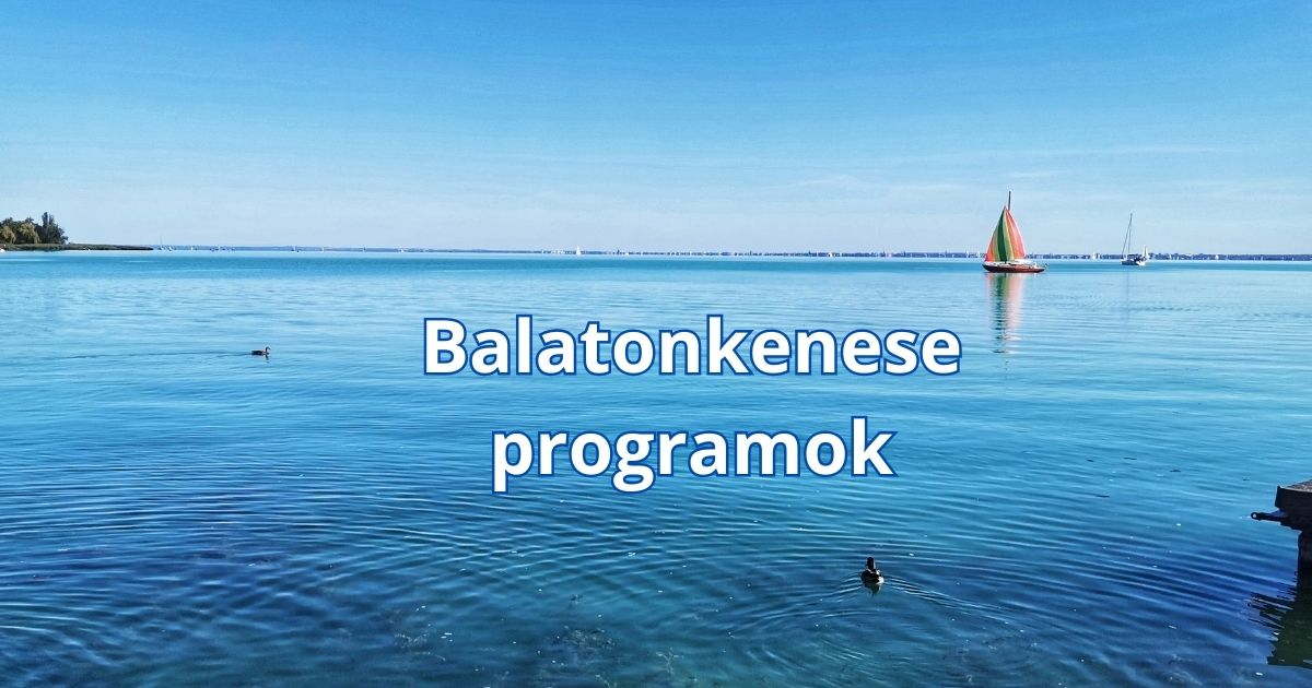 Balatonkenese programok