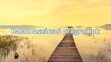 Balatonszárszó programok