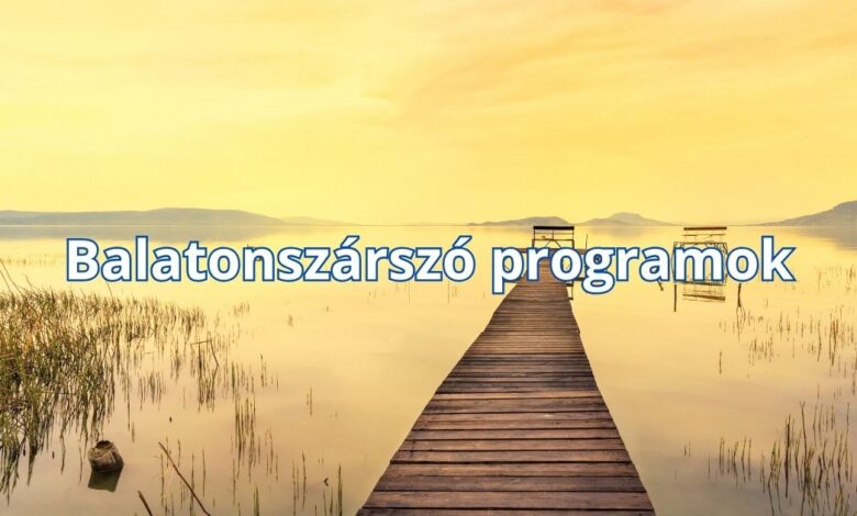Balatonszárszó programok