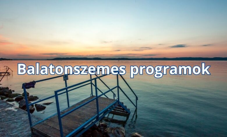 Balatonszemes programok