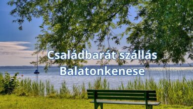 Családbarát szállás Balatonkenese