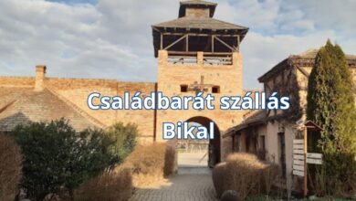 Családbarát szállás Bikal