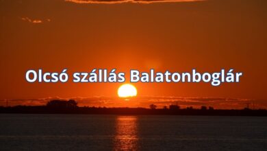 Olcsó szállás Balatonboglár
