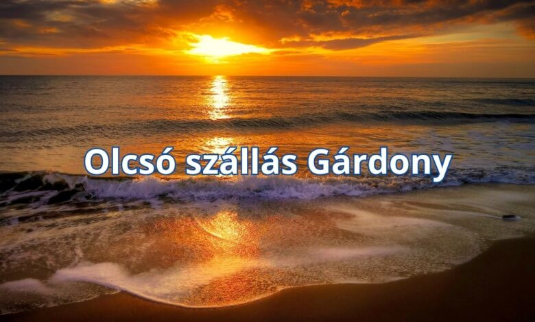 Olcsó szállás Gárdony