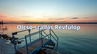 Olcsó szállás Révfülöp