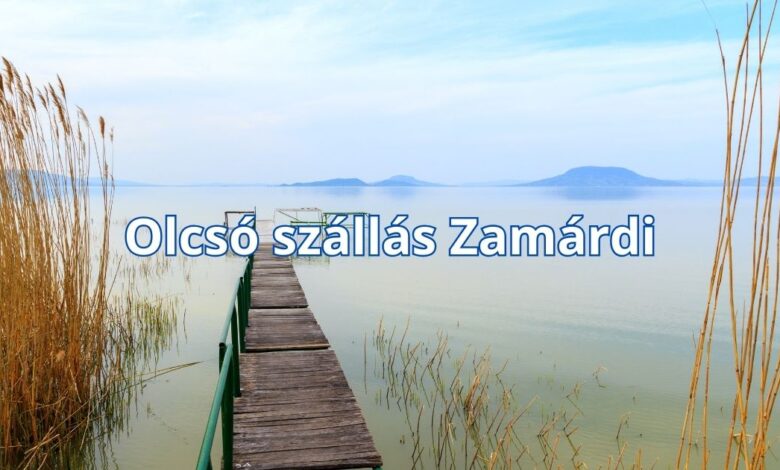 Olcsó szállás Zamárdi