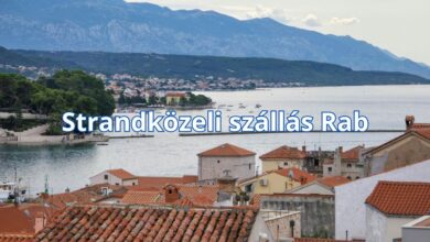 Strandközeli szállás Rab
