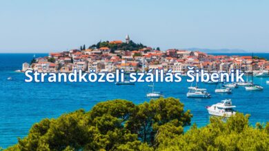 Strandközeli szállás Šibenik