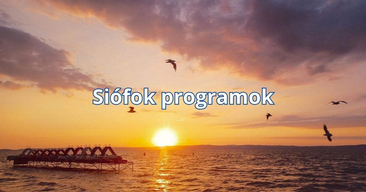 Siófok programok