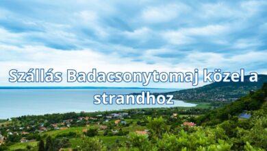 Szállás Badacsonytomaj közel a strandhoz