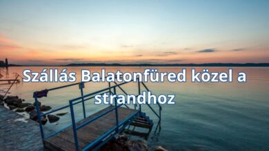 Szállás Balatonfüred közel a strandhoz