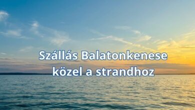 Szállás Balatonkenese közel a strandhoz
