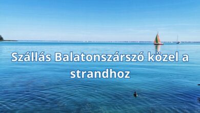 Szállás Balatonszárszó közel a strandhoz