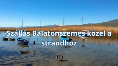 Szállás Balatonszemes közel a strandhoz