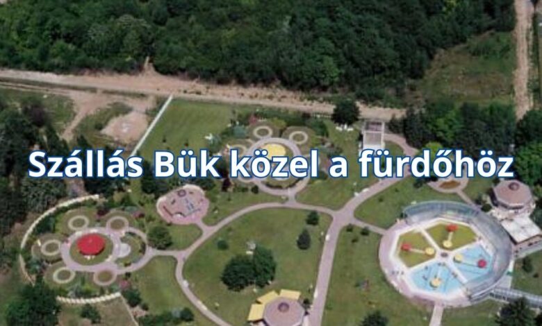 Szállás Bük közel a fürdőhöz