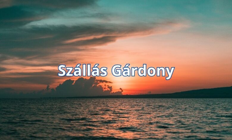 Szállás Gárdony