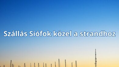 Szállás Siófok közel a strandhoz