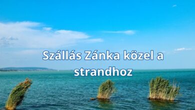 Szállás Zánka közel a strandhoz