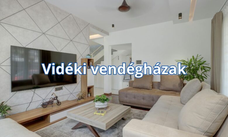Vidéki vendégházak nyugodt belföldi pihenéshez
