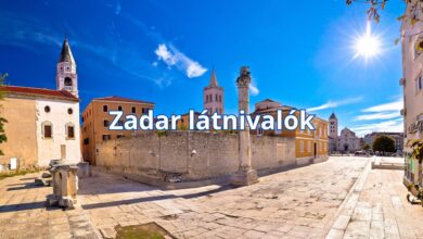 Zadar látnivalók