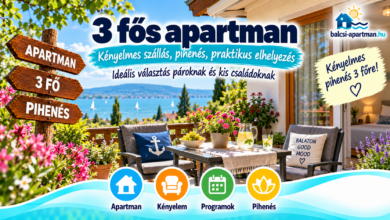 3 fős apartman pároknak és kis családnak