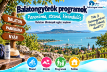 Balatongyörök programok balatoni panorámával