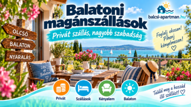 Balatoni magánszállások