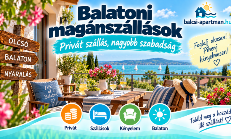 Balatoni magánszállások