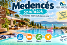 Medencés szállások a Balatonnál