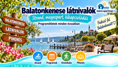 Balatonkenese látnivalók és balatoni programok