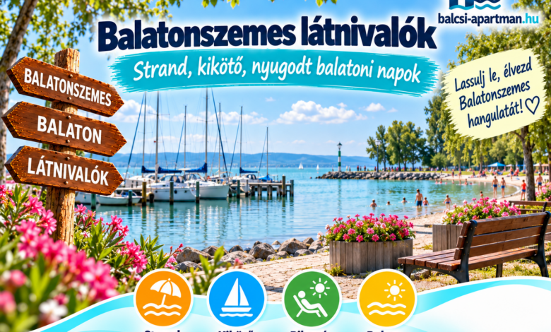 Balatonszemes látnivalók