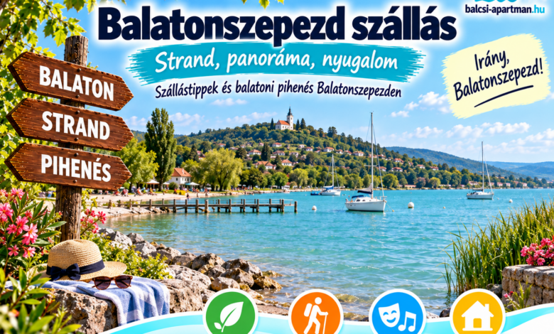 Balatonszepezd szállás – strandok
