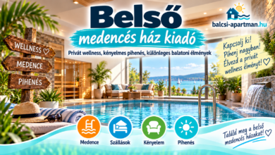 Belső medencés ház kiadó privát wellnesszel