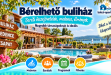 Bérelhető buliház baráti társaságnak
