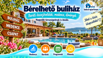 Bérelhető buliház baráti társaságnak