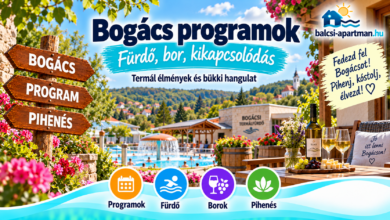 Bogács programok fürdővel és kirándulással