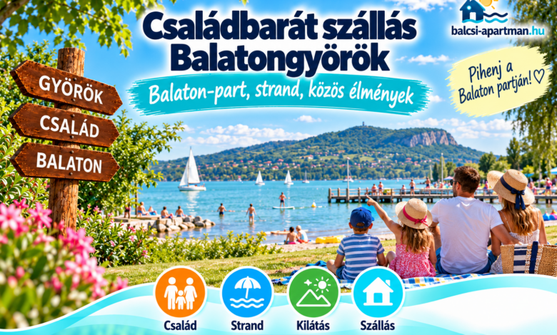 Családbarát szállás Balatongyörök