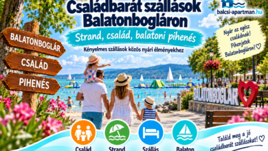 Családbarát szállások Balatonbogláron