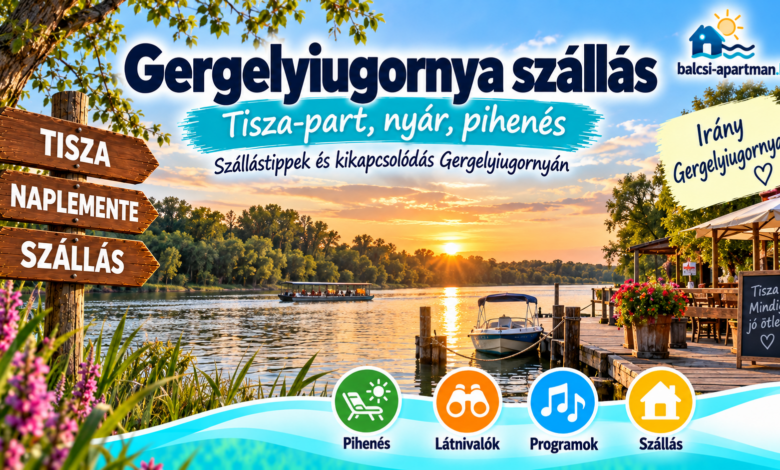 Gergelyiugornya szállás – Tisza-parti nyár