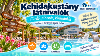 Kehidakustány látnivalók