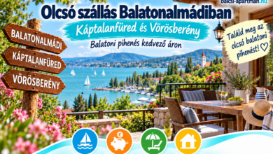 Olcsó szállás Balatonalmádi Káptalanfüred Vörösberény