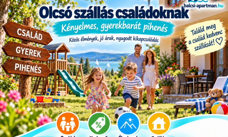 Olcsó családi szállás gyerekekkel