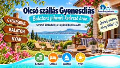 Olcsó szállás Gyenesdiáson a Balatonnál