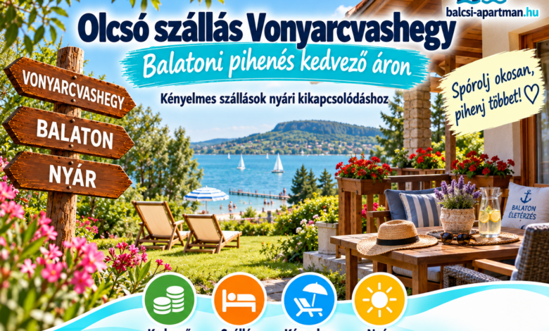Olcsó szállás Vonyarcvashegyen