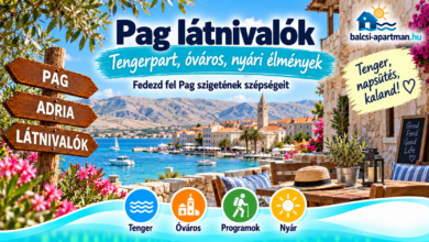 Pag látnivalók Horvátországban az Adrián